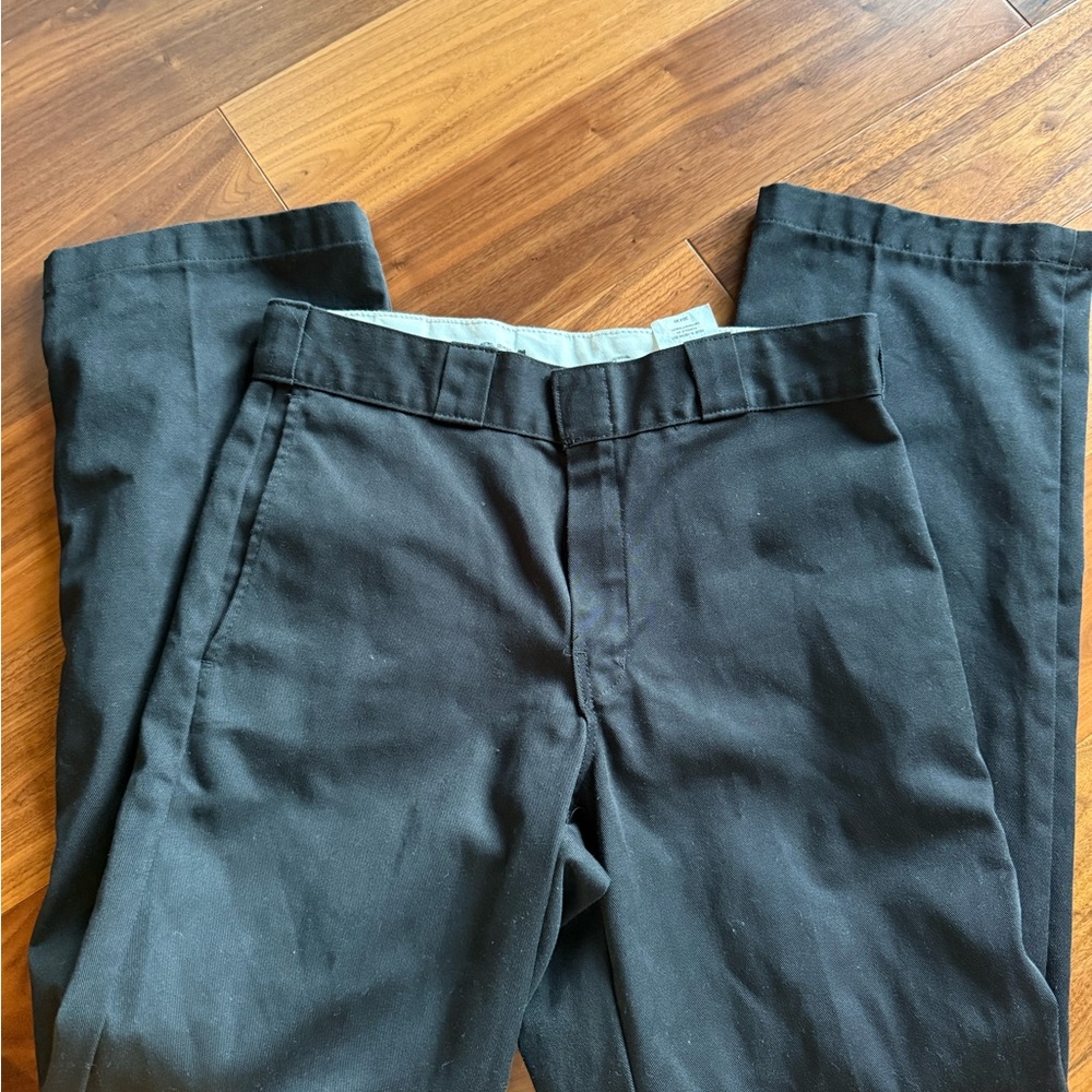 Dickies Black Chinos Classic Straight-Leg
